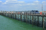 UK, Essex, Southend-On-Sea, Southend Pier, and train, UK6881JPL