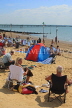 UK, Essex, Southend-On-Sea, Three Shells Beach, holidaymakers, UK6807JPL