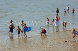UK, Essex, Southend-On-Sea, people paddling, UK6802JPL