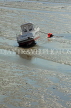 UK, Essex, Southend-On-Sea, small boat at low tide, UK6841JPL