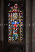 UK, Hampshire, WINCHESTER, Winchester Cathedral, King Alfred, stained glass window, UK8043JPL