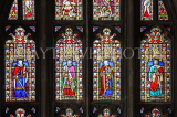UK, Hampshire, WINCHESTER, Winchester Cathedral, stained glass windows, UK8044JPL