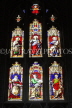 UK, Hampshire, WINCHESTER, Winchester Cathedral, stained glass windows, UK8061JPL