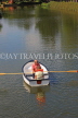 UK, Kent, TONBRIDGE, River Medway and couple boating, UK13237JPL