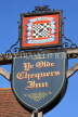 UK, Kent, TONBRIDGE, The Chequers Inn, sign, UK13203JPL