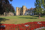 UK, Kent, TONBRIDGE, Tonbridge Castle, and grounds, UK13245JPL