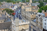 UK, Oxfordshire, OXFORD, High Street, aerial view, UK13067JPL
