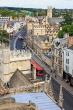 UK, Oxfordshire, OXFORD, High Street, aerial view, UK13069JPL
