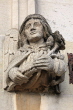 UK, Oxfordshire, OXFORD, Magdalen College, stone sculptures, UK12995JPL