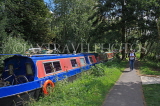 UK, Oxfordshire, OXFORD, Oxford Canal, canalside path and houseboat, UK13160JPL