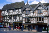 UK, Shropshire, LUDLOW, town centre, Broad Street Tudor (timber framed) buildings, UK4198JPL