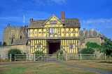 UK, Shropshire, STOKESAY CASTLE, and timbered Gatehouse, UK4536JPL