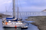 UK, Somerset, PORLOCK WEIR, coastal view and boats, UK5547JPL