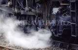 UK, Sussex, Bluebell Railway, steam from locomotive, UK5812JPL