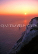 UK, Sussex, EASTBOURNE, Beachy Head, Lighthouse and cliffs at sunset, UK4389JPL