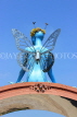 UK, Warwickshire, STRATFORD-UPON-AVON, Butterfly House, sculpture at entrance, UK25646JPL
