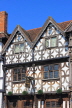 UK, Warwickshire, STRATFORD-UPON-AVON, Garrick Inn restaurant pub, half timbered building, UK25385JPL