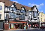 UK, Warwickshire, STRATFORD-UPON-AVON, half timbered buildings, shops, UK25556JPL