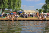 UK, Warwickshire, STRATFORD-UPON-AVON, people gathered during River Festival, UK25483JPL