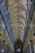 UK, Wiltshire, SALISBURY, Salisbury Cathedral, interior, nave, UK8215JPL