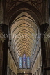 UK, Wiltshire, SALISBURY, Salisbury Cathedral, interior, nave, UK8222JPL