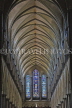 UK, Wiltshire, SALISBURY, Salisbury Cathedral, interior, nave, UK8223JPL