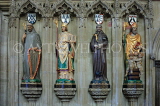 UK, Wiltshire, SALISBURY, Salisbury Cathedral, interior, statues of saints, UK8226JPL