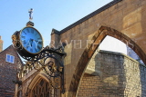 UK, Yorkshire, YORK, Coney St, Little Admiral Clock at St Martin-le-Grand Church, UK3093JPL