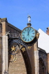 UK, Yorkshire, YORK, Coney St, Little Admiral Clock at St Martin-le-Grand Church, UK3178JPL