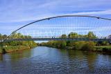 UK, Yorkshire, YORK, Millenium Bridge over River Ouse, UK3232JPL