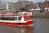 UK, Yorkshire, YORK, River Ouse, tour boat cruising, UK3276JPL