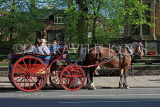 UK, Yorkshire, YORK, horse drawn carriage, rides for tourists, UK3164JPL