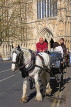 UK, Yorkshire, YORK, horse drawn carriage rides, by York Minster, UK3154JPL