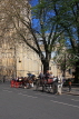 UK, Yorkshire, YORK, horse drawn carriage rides, by York Minster, UK3158JPL