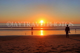 USA, California, Los Angeles, SANTA MONICA beach, sea, sunset, US47825JPL