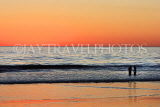 USA, California, Los Angeles, SANTA MONICA beach, sea, sunset, US47829JPL
