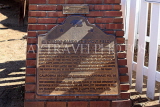 USA, California, SAN DIEGO, El Campo Santo Cemetery, information plaque, US4916JPL