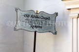 USA, California, SAN DIEGO, Old Adobe Chapel, information sign, US4921JPL