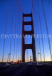 USA, California, SAN FRANCISCO, Golden Gate Bridge, view from bridge, US3442JPL