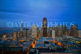 USA, California, SAN FRANCISCO, skyline, night view, US4101JPL
