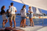 USA, Florida, Key West, people on yacht cruise, US3497JPL