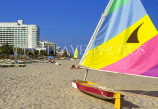USA, Florida, MIAMI, South Beach and sailboat, MIA812JPL