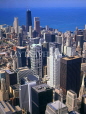 USA, Illinois, CHICAGO, city view, from Sears Tower, CHI749JPL