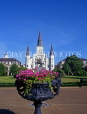 USA, Louisiana, NEW ORLEANS, French Quarter, Jackson Square and St Louis Cathedral, LOU101JPL