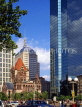 USA, Massachusetts, BOSTON, Copeley Square, Trinity Church and skyscrapers, BOS166JPL