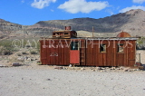 USA, Nevada, Rhyolite Ghost Town, abandoned railway wagon, US4776JPL