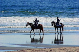 USA, New England, NEW HAMPSHIRE, Hampton Beach, horse riding, US4356JPL