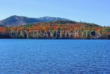 USA, New England, NEW HAMPSHIRE, lake scenery in autumn, and Monadnock mountain, US4363JPL
