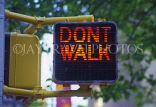 USA, New York, MANHATTAN, 'Don't Walk' pedestrian sign, NYC335JJPL