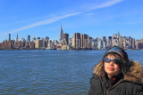 USA, New York, MANHATTAN, Midtown skyline, Hudson River and tourist, US4642JPL
